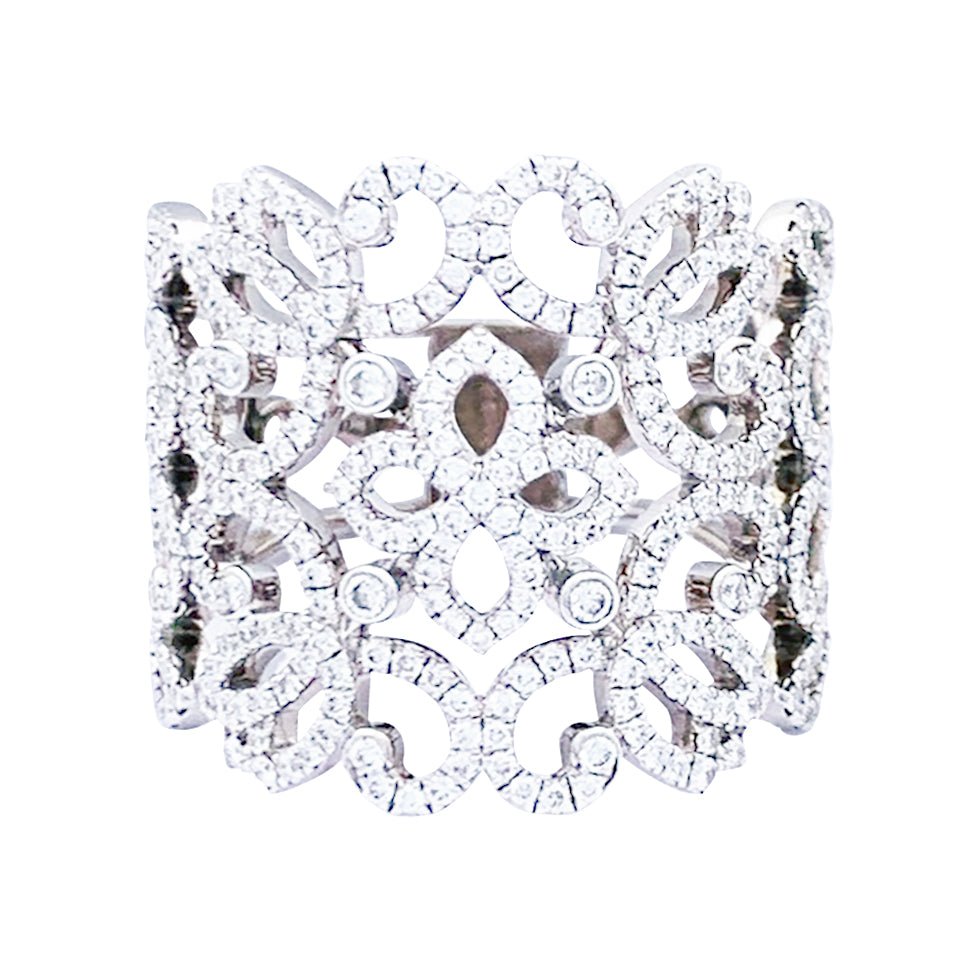 Bague Messika, "Eden", or blanc, diamants. - Castafiore