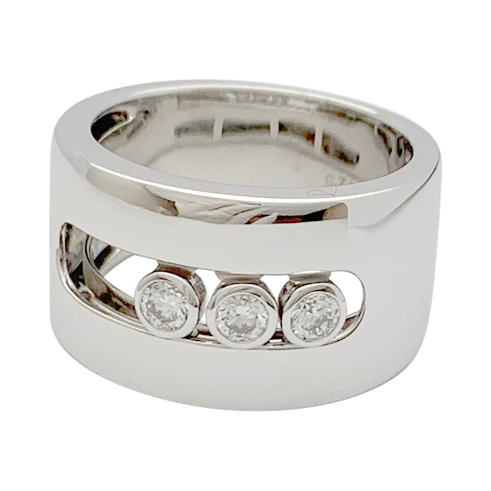 Bague Messika, "Move", or blanc, diamants - Castafiore