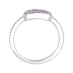 Bague MESSIKA, "Move Uno Pavé", or blanc et diamants - Castafiore