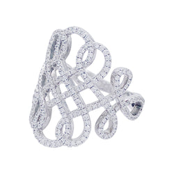 Bague MESSIKA "Promess" en or blanc et diamants - Castafiore