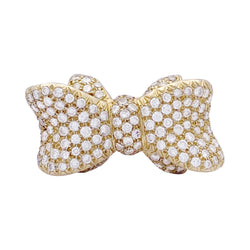 Bague Noeud en or jaune et diamants - Castafiore