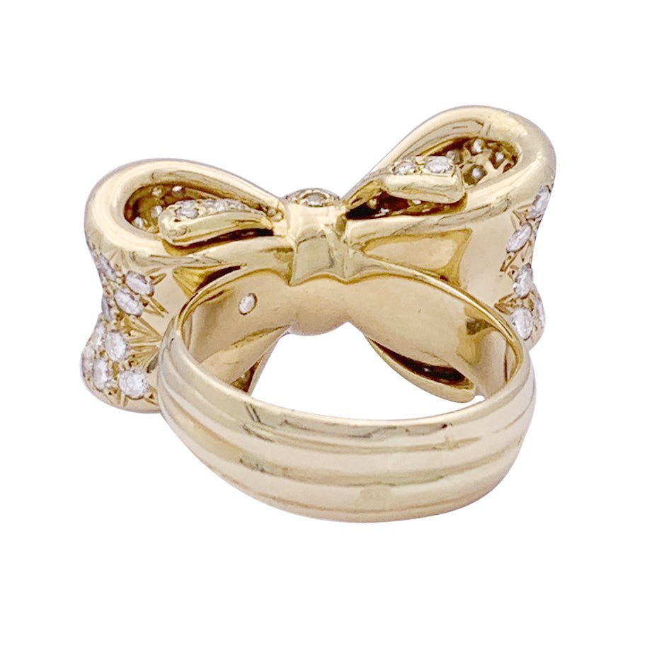 Bague Noeud en or jaune et diamants - Castafiore