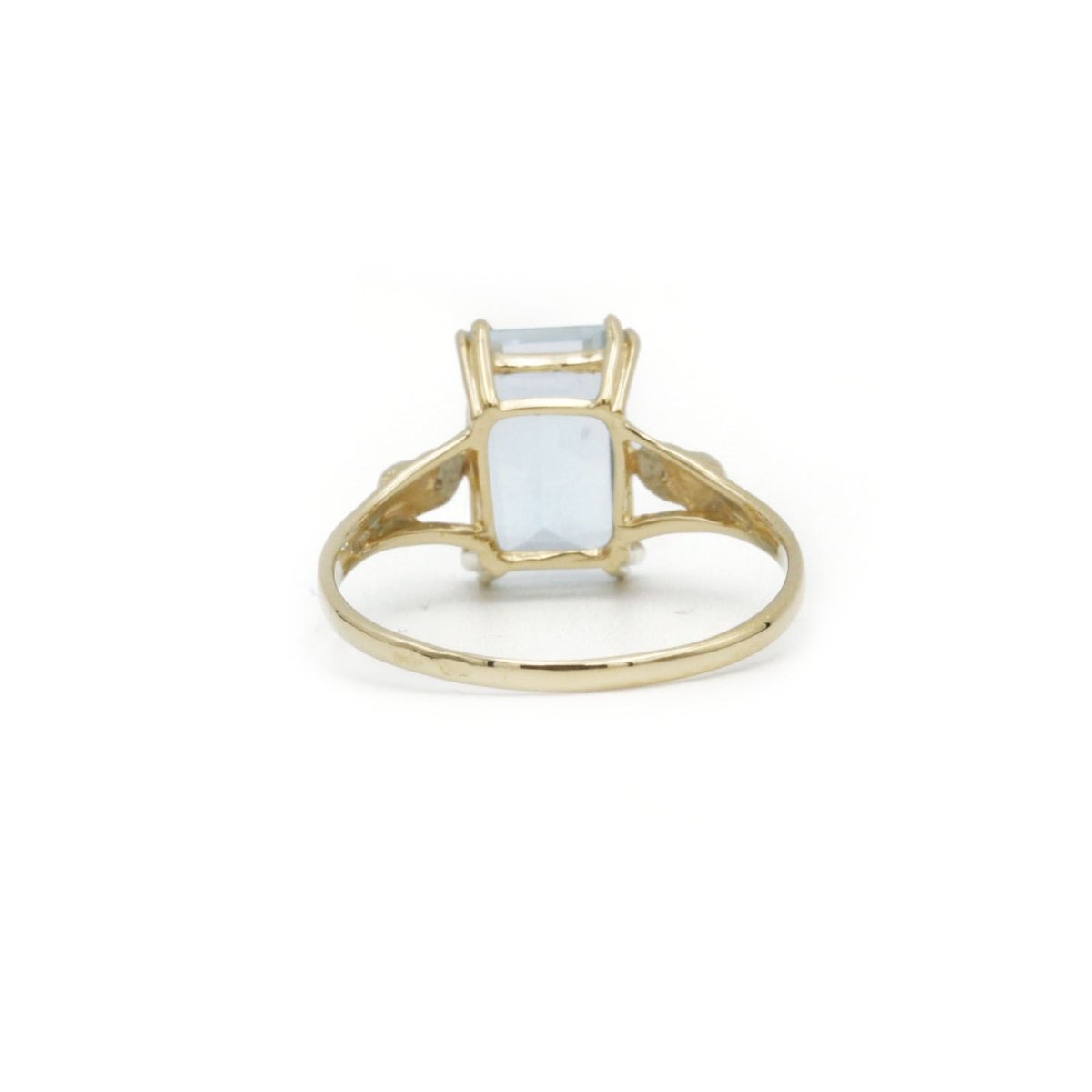 Bague - Or, Aigue Marine & diamants - Castafiore