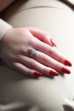 Bague Or blanc Diamant - Castafiore