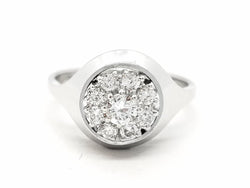 Bague Or blanc Diamant - Castafiore