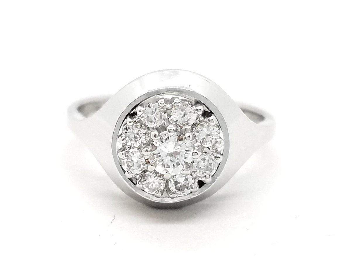 Bague Or blanc Diamant - Castafiore
