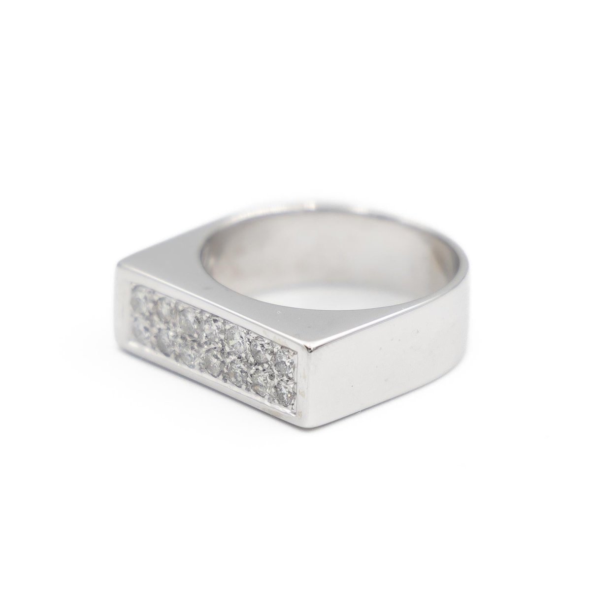Bague Or blanc Diamant - Castafiore
