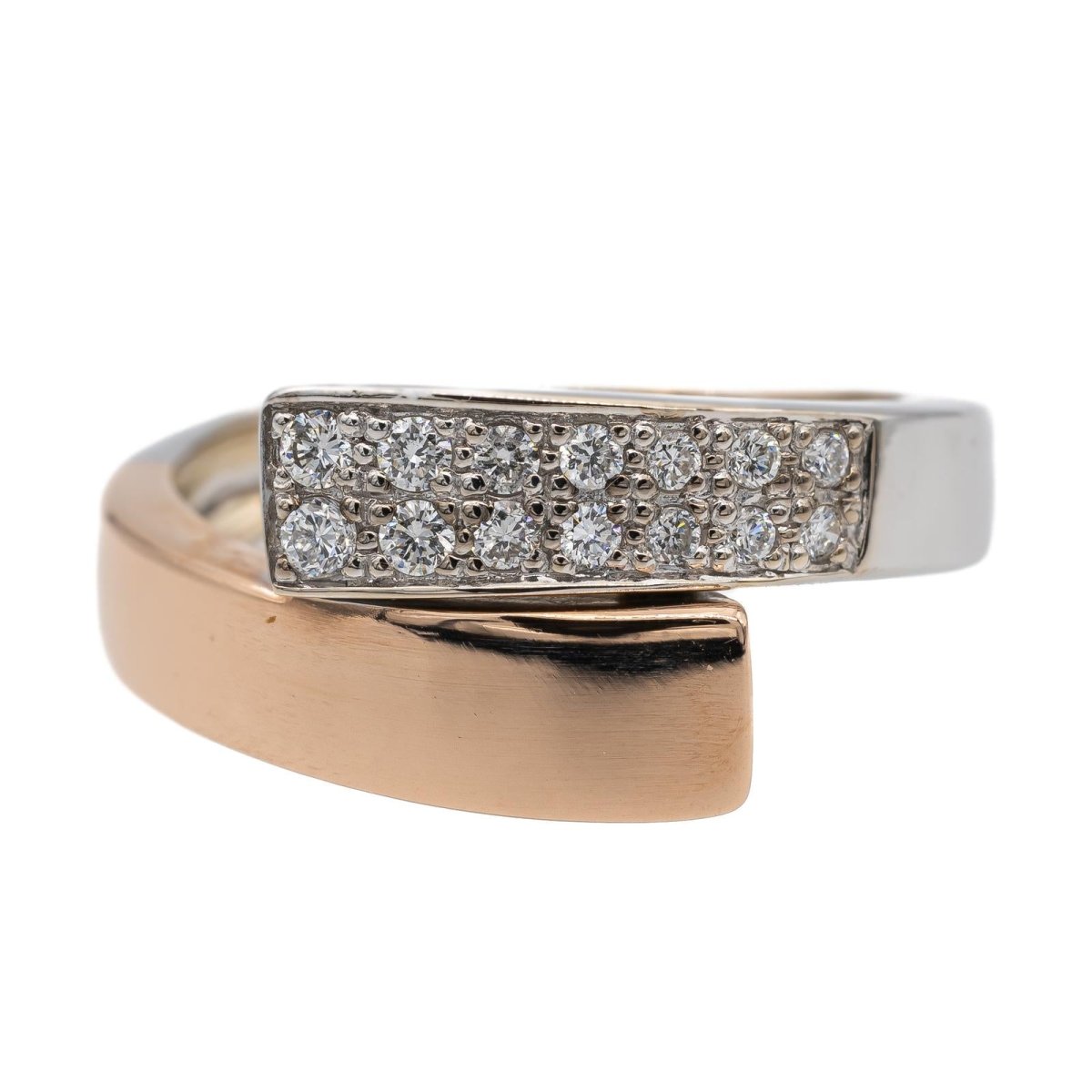 Bague Or blanc Diamant - Castafiore