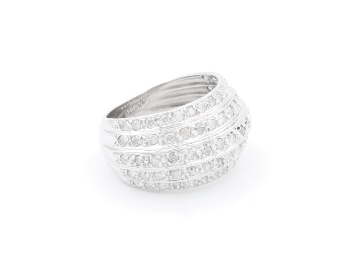 Bague Or blanc Diamant - Castafiore