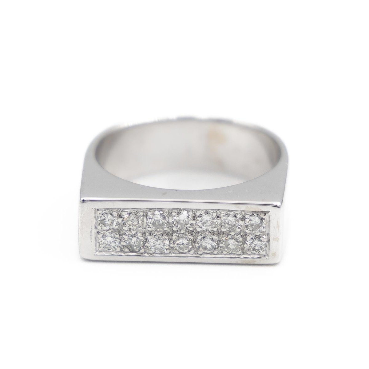 Bague Or blanc Diamant - Castafiore