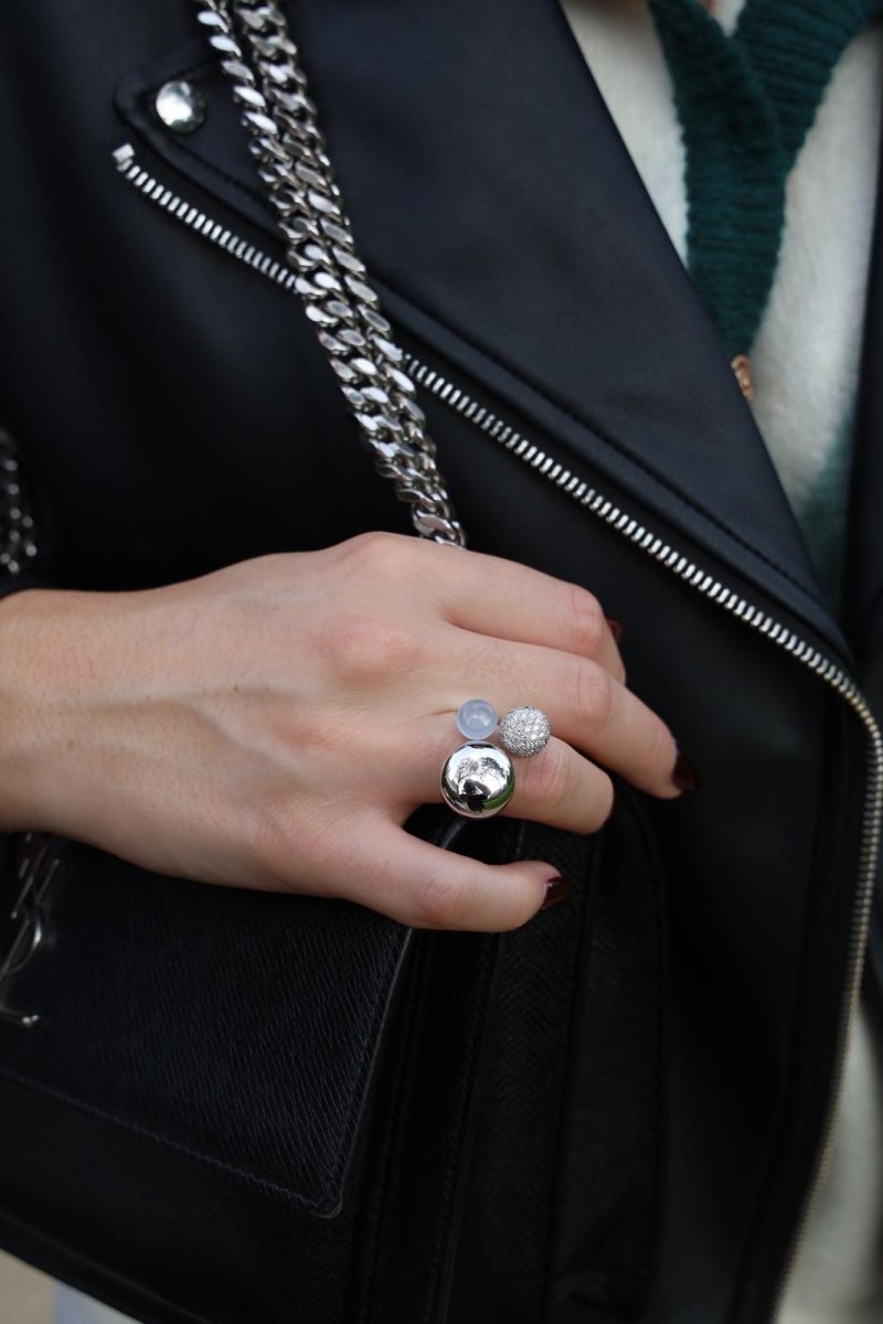 Bague Or blanc Diamant - Castafiore