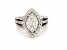 Bague Or blanc Diamant - Castafiore