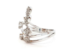 Bague Or blanc Diamant - Castafiore