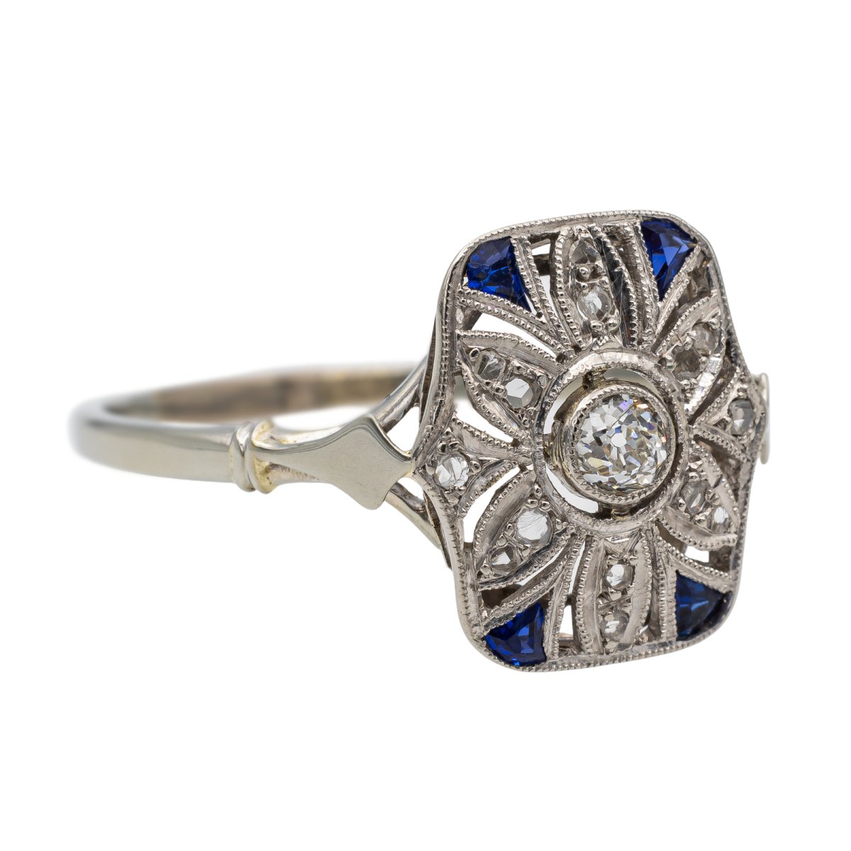 Bague Or blanc Diamant - Castafiore