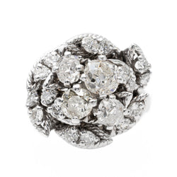 Bague Or blanc Diamant - Castafiore