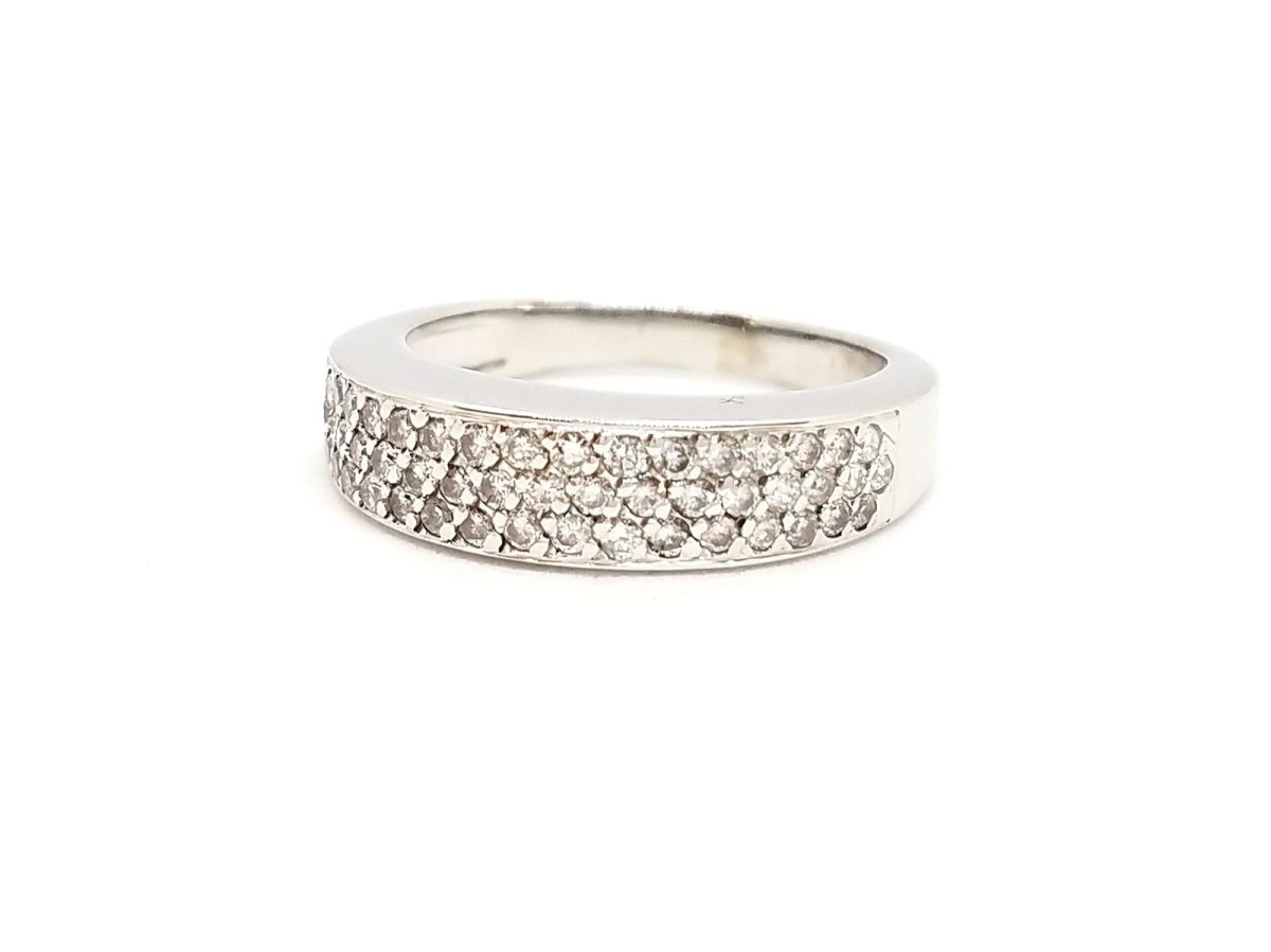 Bague Or blanc Diamant - Castafiore