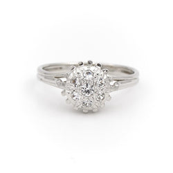 Bague Or blanc Diamant - Castafiore