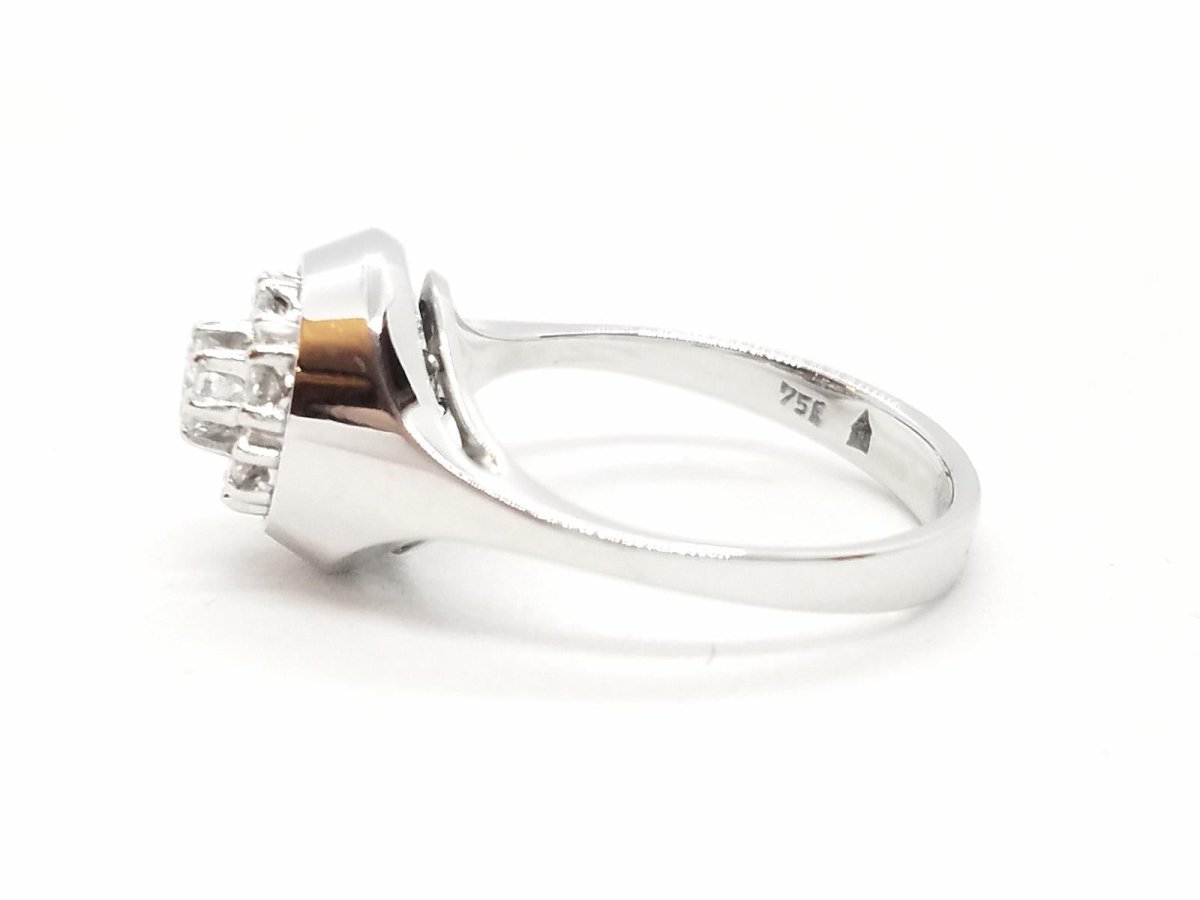 Bague Or blanc Diamant - Castafiore
