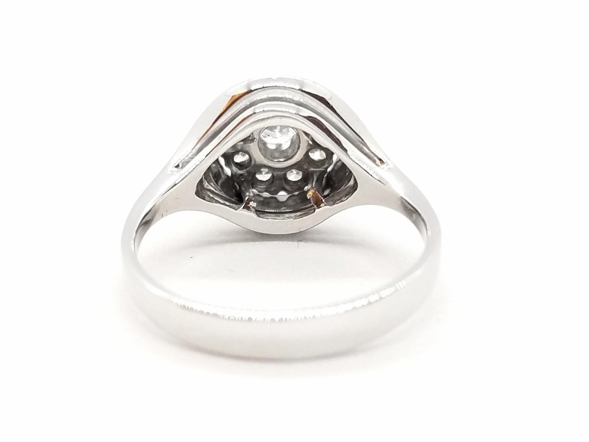 Bague Or blanc Diamant - Castafiore