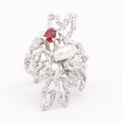 Bague Or blanc Diamant - Castafiore