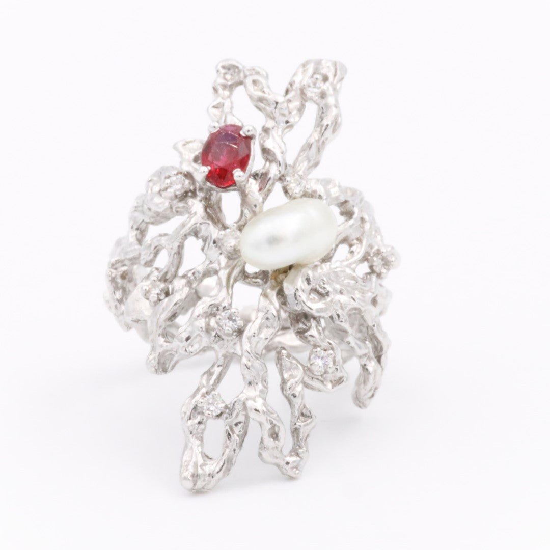 Bague Or blanc Diamant - Castafiore