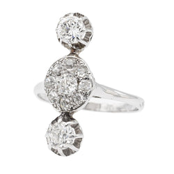 Bague Or blanc Diamant - Castafiore