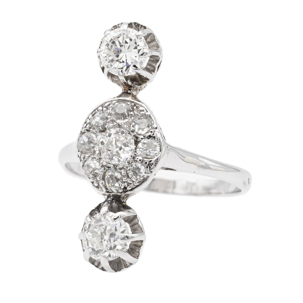 Bague Or blanc Diamant - Castafiore