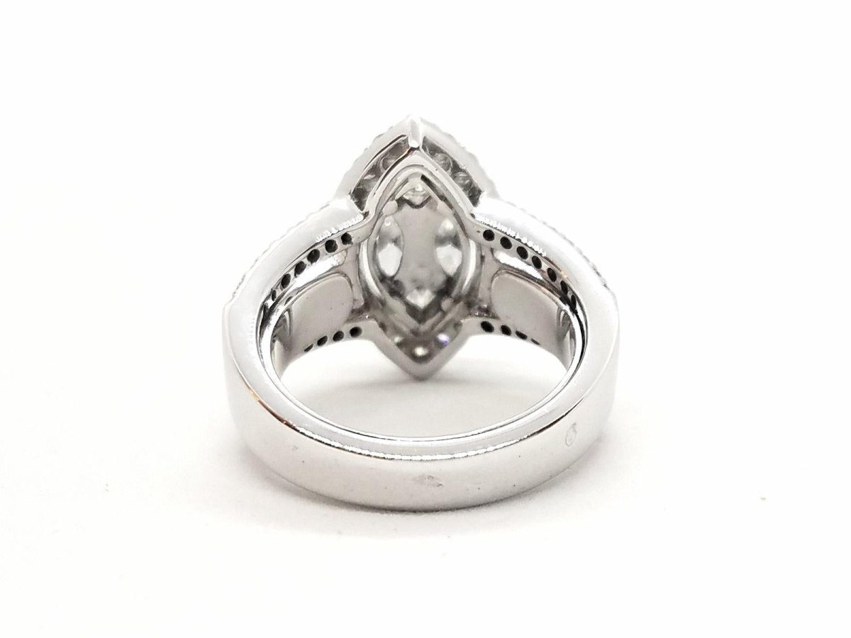 Bague Or blanc Diamant - Castafiore