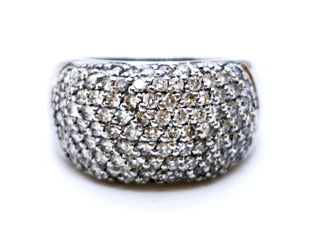 Bague Or blanc Diamant - Castafiore