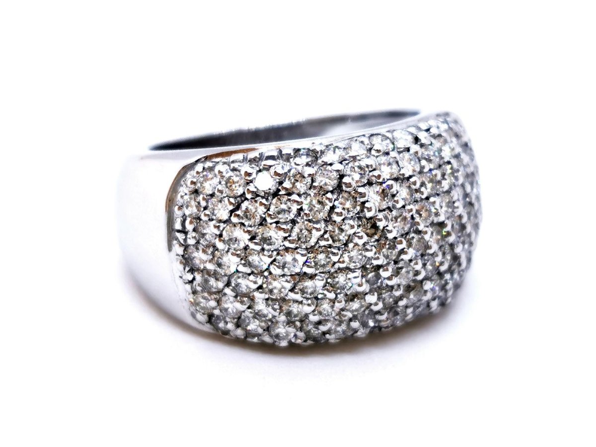 Bague Or blanc Diamant - Castafiore