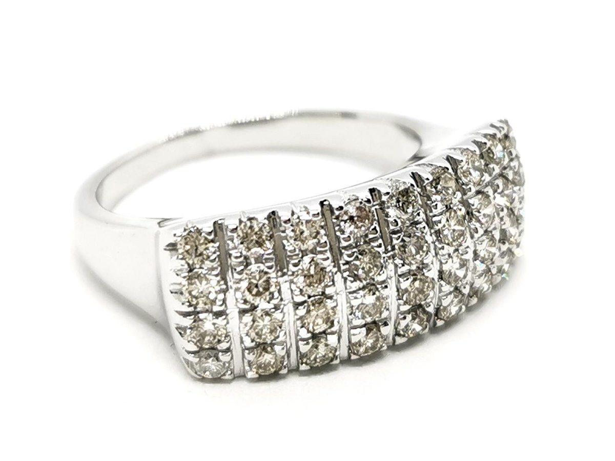 Bague Or blanc Diamant - Castafiore