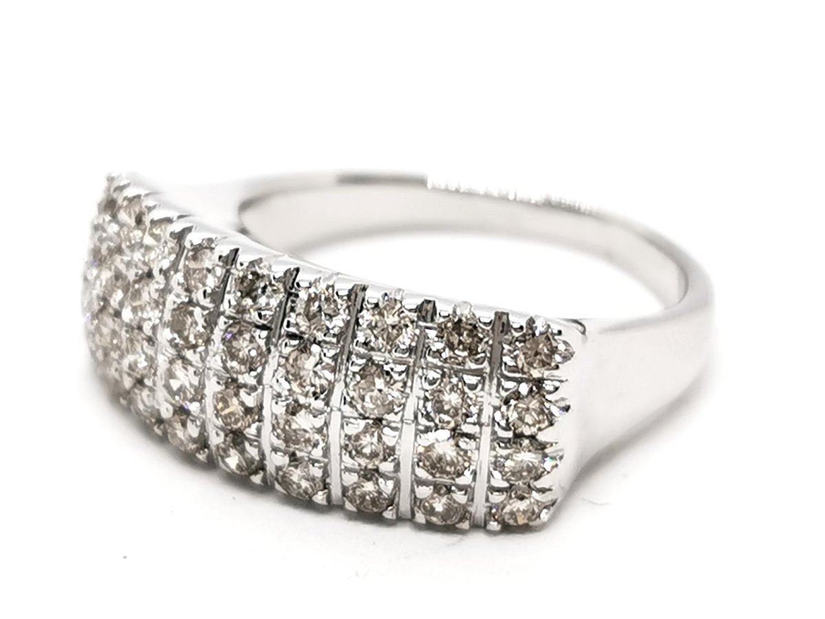 Bague Or blanc Diamant - Castafiore