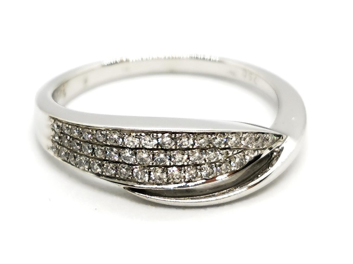 Bague Or blanc Diamant - Castafiore