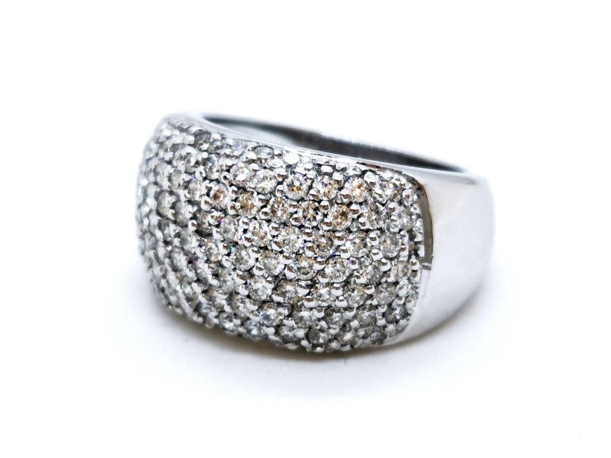 Bague Or blanc Diamant - Castafiore