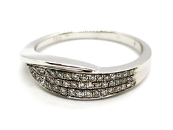 Bague Or blanc Diamant - Castafiore