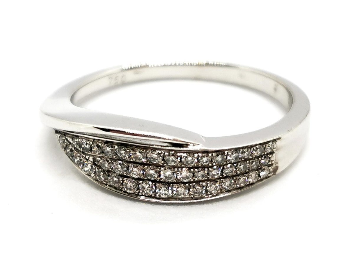 Bague Or blanc Diamant - Castafiore