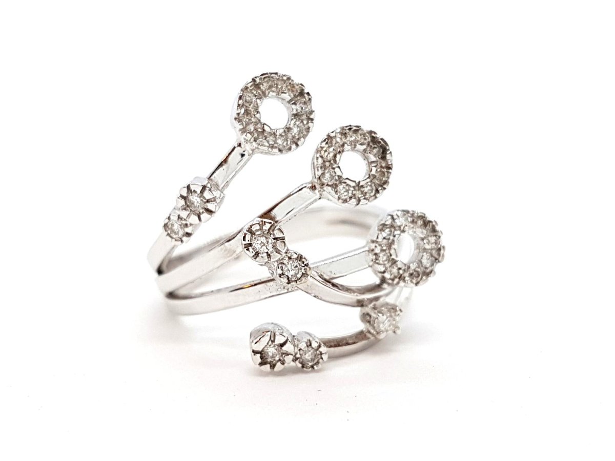 Bague Or blanc Diamant - Castafiore