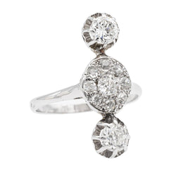 Bague Or blanc Diamant - Castafiore