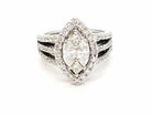 Bague Or blanc Diamant - Castafiore