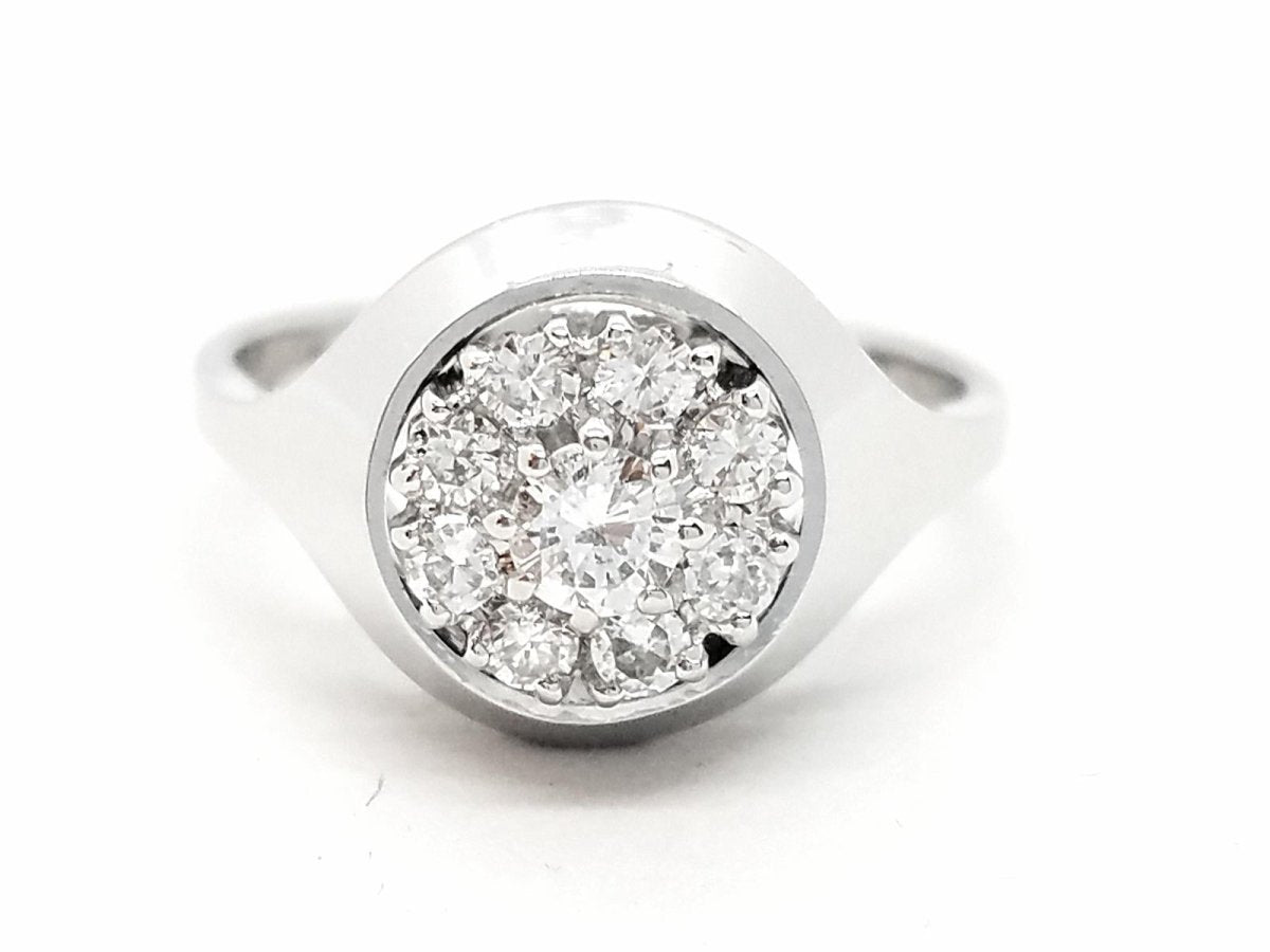 Bague Or blanc Diamant - Castafiore