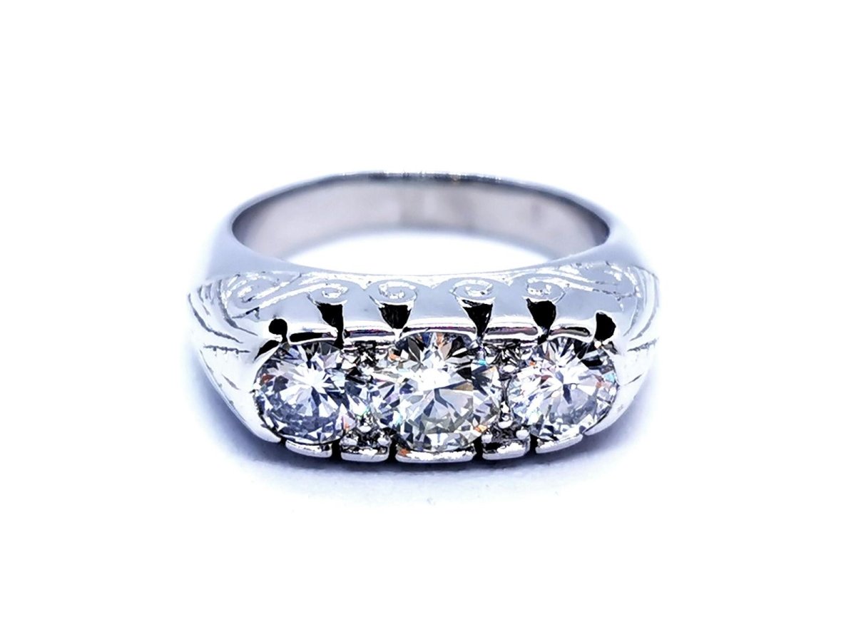 Bague Or blanc Diamant - Castafiore