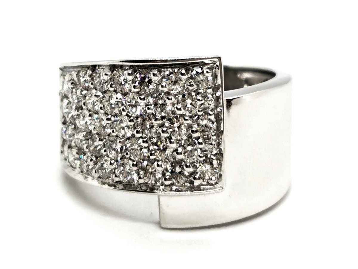 Bague Or blanc Diamant - Castafiore