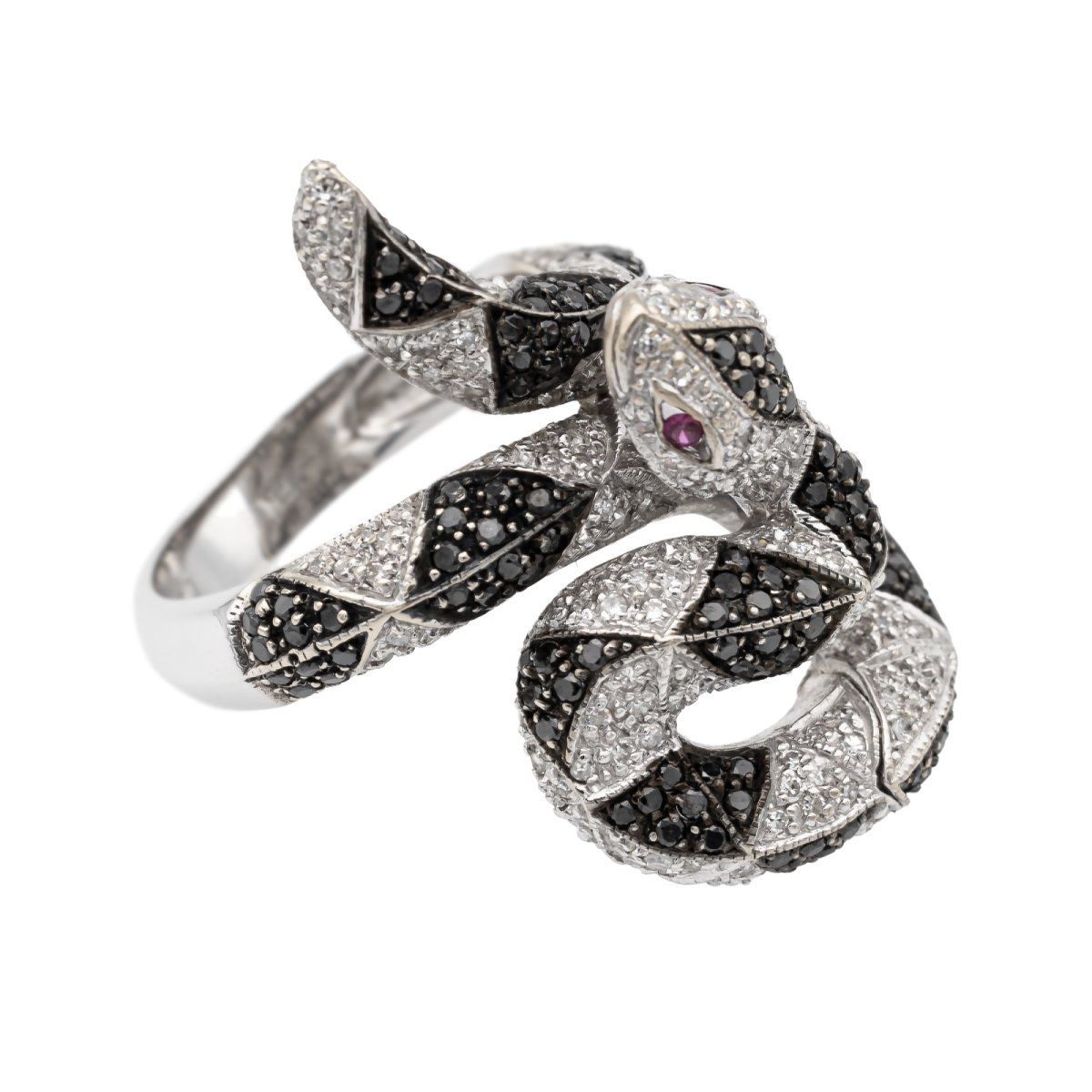 Bague Or blanc Diamant - Castafiore