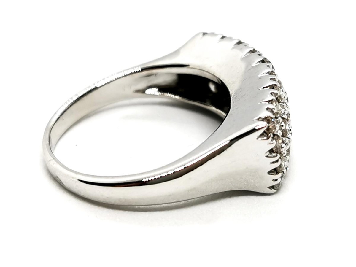 Bague Or blanc Diamant - Castafiore