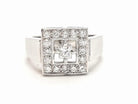 Bague Or blanc Diamant - Castafiore