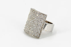Bague Or blanc Diamant - Castafiore