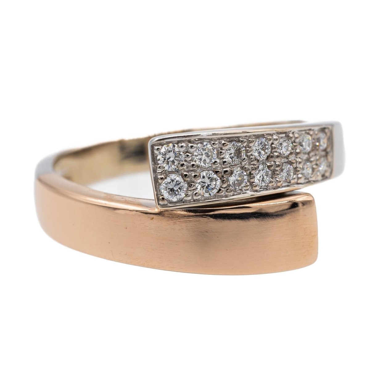 Bague Or blanc Diamant - Castafiore