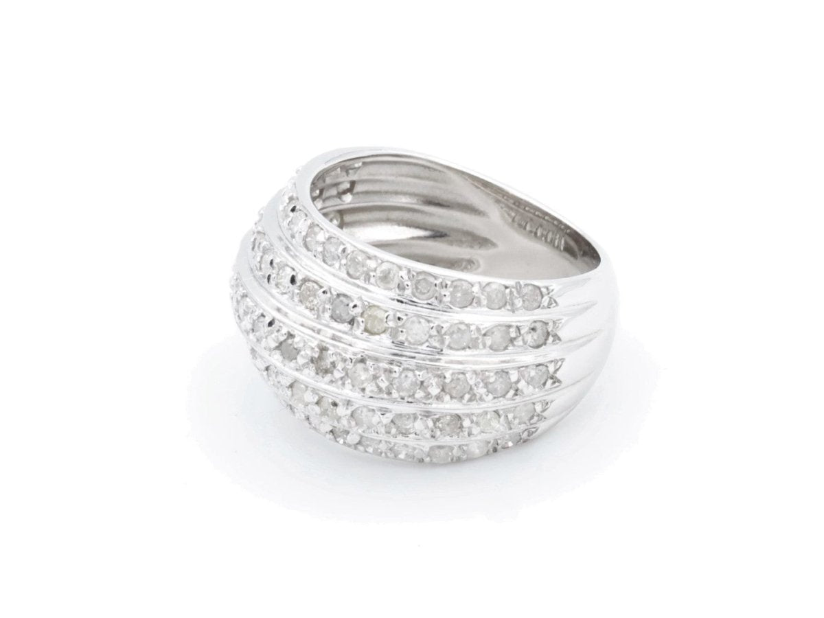 Bague Or blanc Diamant - Castafiore