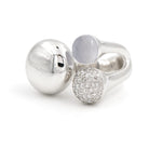 Bague Or blanc Diamant - Castafiore