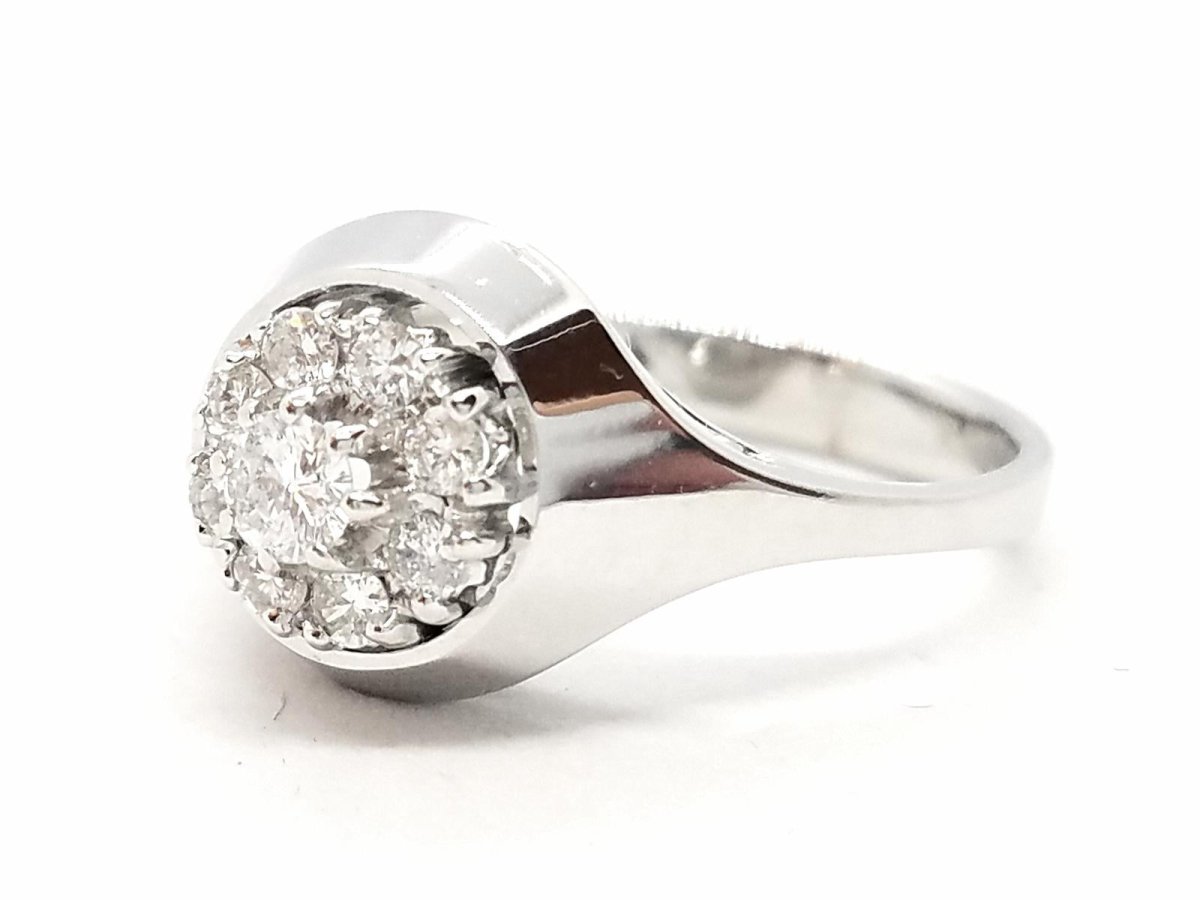 Bague Or blanc Diamant - Castafiore